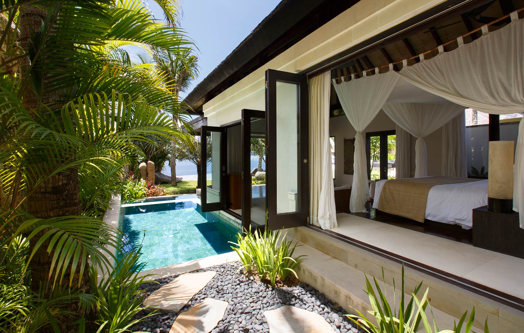 Villa Pawana Master Bedroom with Private Plunge Pool